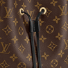Monogram Canvas and Leather Handbag NeoNoe - Crossbody Bucket Bag