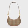 Green Medium Strap Ava Bag In Textile And Calfskin - Leather Women's Handbag - Bagsfits