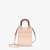 Mini Sunshine Shopper Bag - Leather Women's Handbag - Bagsfits