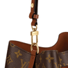 Monogram Canvas and Leather Handbag NeoNoe - Crossbody Bucket Bag