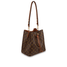 Monogram Canvas and Leather Handbag NeoNoe - Crossbody Bucket Bag