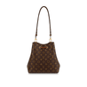 Monogram Canvas and Leather Handbag NeoNoe - Crossbody Bucket Bag