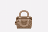 Warm Taupe Cannage Lambskin Small Lady My ABCDior Bag - Leather Women's Handbag - Bagsfits