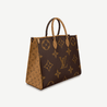 Onthego GM Monogram Canvas - Leather Women's Handbag