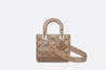 Warm Taupe Cannage Lambskin Small Lady My ABCDior Bag - Leather Women's Handbag - Bagsfits