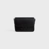 Black Teen Cuir Triomphe Bag In Shiny Calfskin - Leather Women's Handbag - Bagsfits
