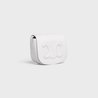 White Folco Cuir Triomphe In Smooth Calfskin - Leather Women's Handbag - Bagsfits
