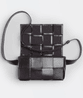 Black Cassette Leather Bag - Leather Men's Handbag - Bagsfits