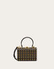 Rockstud Alcove Grainy Calfskin Box With All Over Studs Leather Bag - Leather Women's Handbag - Bagsfits