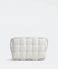 Chalk Padded Cassette Leather Bag - Leather Women's Handbag - Bagsfits