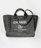 Black Large Shopping Bag - Leather Women's Handbags - Bagsfits