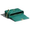 Green Lambskin Chnl 19 Large HandBag - Leather's Women Shoulder Bag