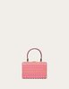Rockstud Alcove Grainy Calfskin Box Bag With All Over Stud - Leather Women's Handbag - Bagsfits