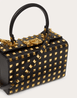 Rockstud Alcove Grainy Calfskin Box With All Over Studs Leather Bag - Leather Women's Handbag - Bagsfits