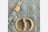Gray Supple Cannage Calfskin Large Caro Bag - Women’s Leather Bag
