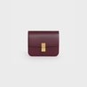 Burgundy Teen Classic Bag In Box Calfskin - Leather Women's Handbag - Bagsfits
