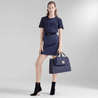 Baguette Canvas Bag - Leather Women's Handbag - Bagsfits