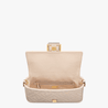 Baguette Canvas Bag - Leather Women's Handbag - Bagsfits