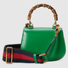 Green GG Bamboo 1947 Mini Top Handle Bag - Leather Women's Handbag - Bagsfits