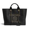 Black Straw Large Shopping Bag - Leather's Women Shoulder Bag