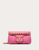 Stud Sign Nappa Shoulder Bag - Leather Women's Handbag - Bagsfits