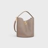 Pebble Bucket 16 Bag In Supple Grained Calfskin - Leather Women's Handbag - Bagsfits