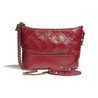Red Calfskin Gabrielle Hobo Bag - Leather's Women Shoulder Bag