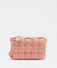 Peachy Padded Cassette Leather Bag - Leather Women's Handbag - Bagsfits