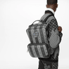 Utilitary Backpack Monogram Stripes Eclipse Leather Bag - Leather Men's Handbag - Bagsfits