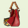 Red Diana Mini Tote Bag - Leather Women's Handbag - Bagsfits
