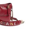 Red Calfskin Gabrielle Hobo Bag - Leather's Women Shoulder Bag