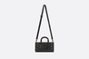 Black Cannage Calfskin With Diamond Motif - Leather Women's Handbag - Bagsfits