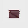 Burgundy Teen Classic Bag In Box Calfskin - Leather Women's Handbag - Bagsfits