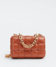 Maple Chain Cassette Leather Bag - Leather Women's Handbag - Bagsfits