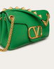 Stud Sign Nappa Shoulder Bag - Leather Women's Handbag - Bagsfits