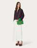 Stud Sign Nappa Shoulder Bag - Leather Women's Handbag - Bagsfits