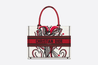 Latte Multicolor Cupidon Medium Book Tote Bag - Leather Women's Handbag - Bagsfits