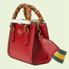 Red Diana Mini Tote Bag - Leather Women's Handbag - Bagsfits