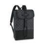 Black Saumur Backpack Monogram Eclipse Leather Bag - Leather Men's Handbag - Bagsfits