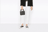 Black Ultramatte Cannage Calfskin Mini Lady Bag - Leather Women's Handbag - Bagsfits