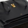 Black Medium Soft 16 Bag In Smooth Calfskin - Leather Women's Handbag - Bagsfits