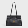 Black Medium Soft 16 Bag In Smooth Calfskin - Leather Women's Handbag - Bagsfits