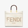 White Sunshine Medium Bag - Women’s Leather Bag