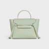Vert D'eau Micro Belt Bag In Grained Calfskin - Leather Women's Handbag - Bagsfits