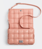 Peachy Padded Cassette Leather Bag - Leather Women's Handbag - Bagsfits