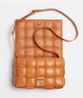 Clay Padded Cassette Leather Bag - Leather Women's Handbag - Bagsfits