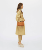 Clay Padded Cassette Leather Bag - Leather Women's Handbag - Bagsfits