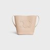 Nude Small Bucket Cuir Triomphe In Smooth Calfskin - Leather Women's Handbag - Bagsfits