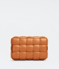 Clay Padded Cassette Leather Bag - Leather Women's Handbag - Bagsfits