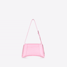 Downtown Medium Shoulder Bag In Pink - Leather Women's Handbag - Bagsfits